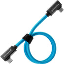 Kondor Blue KB-USBC31-RA-18 Dual Right-Angle USB-C Cable - 18in