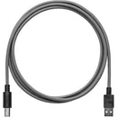 Elektron USB-A To USB-B Cable (Grey) - 5.25ft