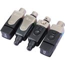 Xvive U3D Dual Plug-on Wireless System System pour les microphones dynamiques et les moniteurs actifs (2,4 GHz)