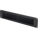 On-Stage RPBR2000 Rack Brush Panel (Black, 2 RU)