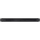 On-Stage RPBR1000 Rack Brush Panel (Black, 1 RU)
