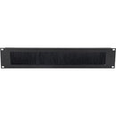 On-Stage RPBR2000 Rack Brush Panel (Black, 2 RU)