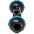 Kondor Blue KB-MAGICARM-EXT-BK Cine Magic Arm Extension Bar With Double Ball Head (Raven Black) - 4in