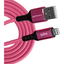 Kondor Blue KB-LIGHTA-J iJustine Lightning To USB-A Charge And Sync Cable (Pink) - 3.3ft