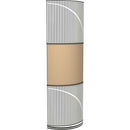 Vicoustic VICB04915 VicTotem Ultra VMT Pièges à basses acoustiques (beige avec extrémités en bois blanc mat)