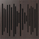 Vicoustic VICB04927 VicPattern Ultra Wavewood Absorption Panel - 3 Pack (Darke Wenge)