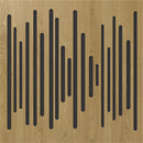 Vicoustic VICB05003 Super Bass Extreme Ultra Acoustic Treatment - 2 Pack (Natural Oak)