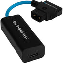 Câble d'alimentation de charge bidirectionnelle Kondor Blue KB-FUSBC-PDDT D-Tap vers USB-C PD femelle (Kondor Blue) - 15 cm