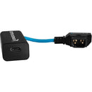 Câble d'alimentation de charge bidirectionnelle Kondor Blue KB-FUSBC-PDDT D-Tap vers USB-C PD femelle (Kondor Blue) - 15 cm