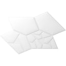 Vicoustic VICB06004 GEN_VMT PENRAY 02 Panneaux acoustiques en dalles - Paquet de 12 (Blanc)