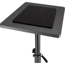 Supports pour moniteurs de studio en bois SMS7500B sur scène - Paire (Noir)