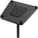 Supports pour moniteurs de studio en bois SMS7500B sur scène - Paire (Noir)