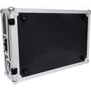Headliner HL10011 Flight Case avec plateforme pour ordinateur portable et roulettes pour Pioneer DJ DDJ-FLX10 et DDJ-1000SRT (argent et noir)