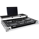 Headliner HL10011 Flight Case avec plateforme pour ordinateur portable et roulettes pour Pioneer DJ DDJ-FLX10 et DDJ-1000SRT (argent et noir)