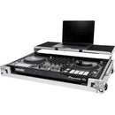 Headliner HL10011 Flight Case avec plateforme pour ordinateur portable et roulettes pour Pioneer DJ DDJ-FLX10 et DDJ-1000SRT (argent et noir)