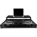 Headliner HL10012 Flight Case avec plate-forme pour ordinateur portable pour Pioneer DDJ-FLX10 et DDJ-1000SRT (tout noir)