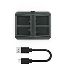 Hollyland C1PRO-CH04 Solidcom C1 Pro 4-Slot Lithium-Ion Battery Charging Case