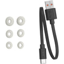 JBL TOUR PRO 2 Écouteurs intra-auriculaires sans fil à réduction de bruit avec étui intelligent (Champagne)