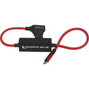 Kondor Blue KB-DT-USBC-16-R D-Tap To USB-C Power Delivery Cable For Mirrorless Cameras (Cardinal Red) - 16in