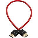 Kondor Blue KB-HDMI16-R Braided High-Speed HDMI Cable (Red) - 16in