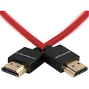 Kondor Blue KB-HDMI16-R Braided High-Speed HDMI Cable (Red) - 16in
