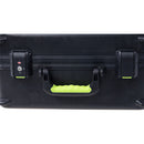 Shure SH-MICCASE30 Étui moulé avec supports pour 30 microphones filaires et loquets approuvés TSA