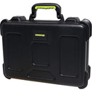 Gator SH-MICCASEW06 Molded Case with Drops for 6 Wireless Microphones and TSA-Approved Latches