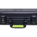 Gator SH-MICCASEW06 Molded Case with Drops for 6 Wireless Microphones and TSA-Approved Latches