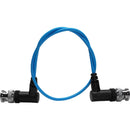 Kondor Blue KB-SDI3G-16 Ultra-Thin 3G-SDI Right-Angle BNC Cable - 16in