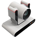 Caméra PTZ HD de diffusion en direct BZB Gear BG-ADAMO-JR12X-W avec suivi automatique, affichage du temps et zoom 12x (blanche)