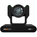 Caméra PTZ BZB Gear BG-ADAMO-JRND12X-B pour diffusion en direct NDI|HX3 avec suivi automatique, tally et zoom 12x (noire)