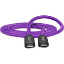 Kondor Blue KB-USBC48-P Gerald Undone USB-C 3.2 Cable (Purple) - 4ft
