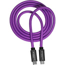 Kondor Blue KB-USBC48-P Gerald Undone USB-C 3.2 Cable (Purple) - 4ft