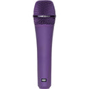 Microphone dynamique supercardioïde portatif personnalisé Telefunken M80 (corps violet, grille violette)