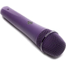 Microphone dynamique supercardioïde portatif personnalisé Telefunken M80 (corps violet, grille violette)