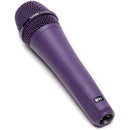 Microphone dynamique supercardioïde portatif personnalisé Telefunken M80 (corps violet, grille violette)