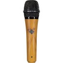 Telefunken M81 Microphone dynamique supercardioïde portable personnalisé (corps en bois de chêne, grille chromée)
