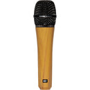 Telefunken M81 Microphone dynamique supercardioïde portable personnalisé (corps en bois de chêne, grille chromée)