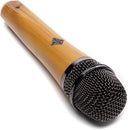 Telefunken M81 Microphone dynamique supercardioïde portable personnalisé (corps en bois de chêne, grille chromée)
