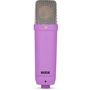 Rode NT1 SIGNATURE Large-Diaphragm Condenser Microphone (Purple)