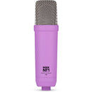 Rode NT1 SIGNATURE Large-Diaphragm Condenser Microphone (Purple)
