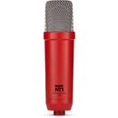 Rode NT1 SIGNATURE Large-Diaphragm Condenser Microphone (Red)