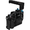 Kondor Blue KB-PG9II-BK Cage For Panasonic G9 II With Top Handle (Raven Black)