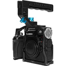 Kondor Blue KB-PG9II-BK Cage For Panasonic G9 II With Top Handle (Raven Black)