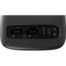 Émetteur-récepteur sans fil 2 canaux Shure MXWAPXD2-Z10 tout-en-un, chargeur et processeur audio numérique (DSP)