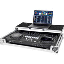 Headliner HL10017 Flight Case DJ Controller Case pour Pioneer DDJ-REV5 avec plate-forme pour ordinateur portable (argent sur noir)
