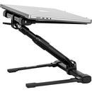 Headliner HL20015 Gigastand USB+ Support pour ordinateur portable DJ avec hub USB