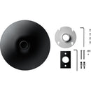 Kit de fixation sur perche Shure A900B-R-PM pour microphone MXA920-R et perche NPT de 1,5" (noir)