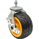 Rock-N-Roller RCSTR6X3 Ground Glider Caster with Brake (2-Pack) - 6 x 3"