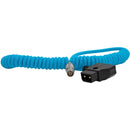 Kondor Blue KB-DTAP-FLEMO2P Coiled D-Tap To Female 2-Pin LEMO-Type Power Cable For RED KOMODO - 14in To 29in